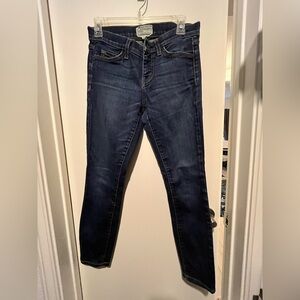 Current/Elliott Dark Indigo Skinny Jeans *altered*